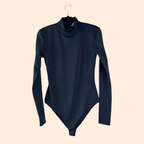 Mariandree Gaitan Mock Neck Bodysuit - Picture 1 of 7